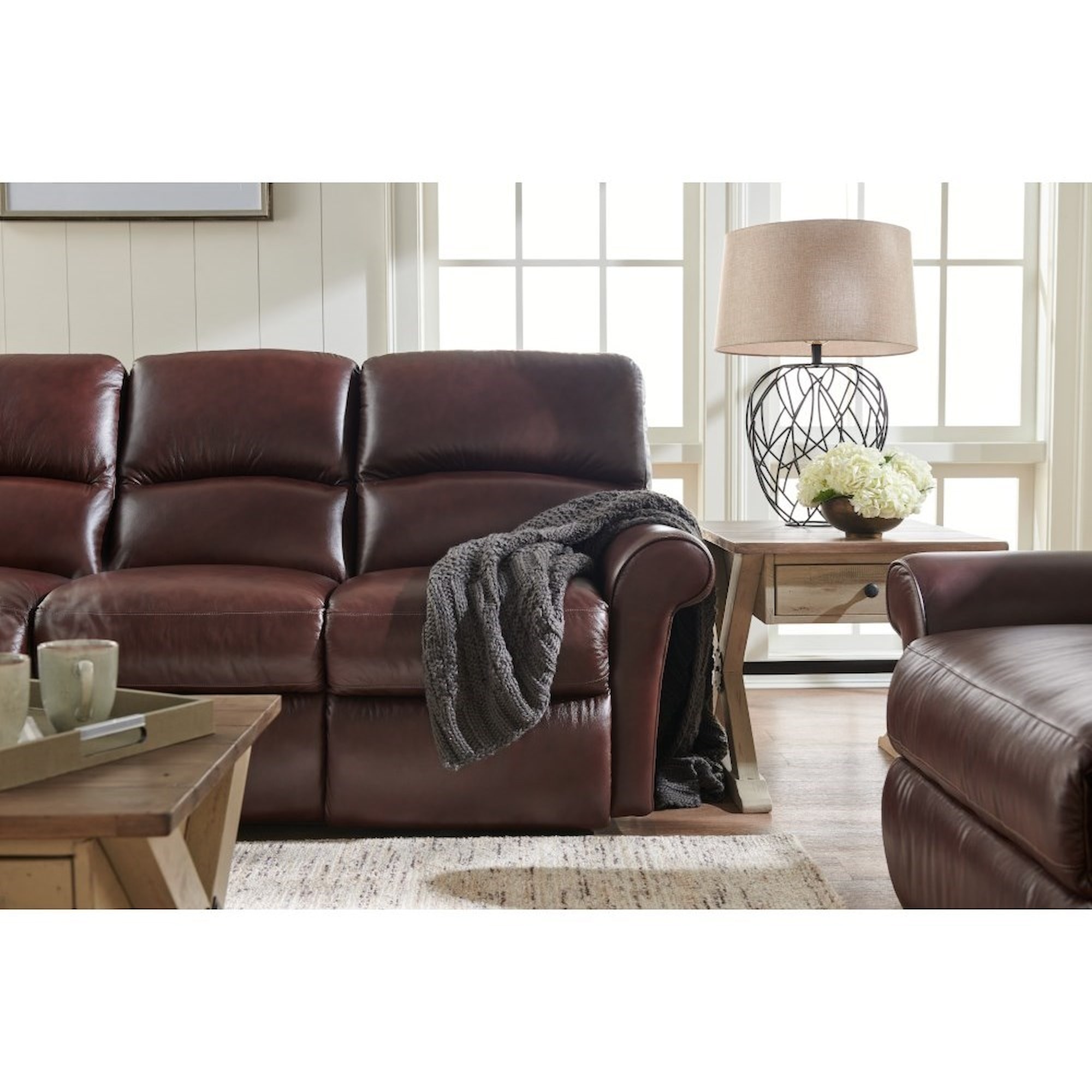 LaZBoy Robin 44P774 Casual Power Reclining Sofa with USB Ports